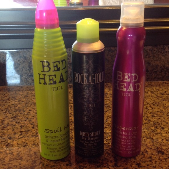 2 Bed Head products & 1 Tigi product