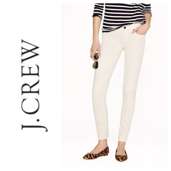🚫KEEPING FOR NOW🚫 J.Crew Toothpick Jean in Ecru