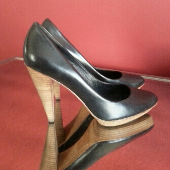 Leather heels