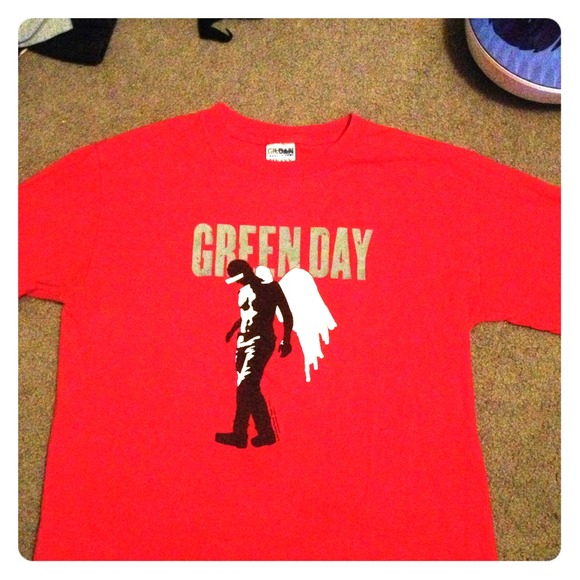 Green day band shirt size small