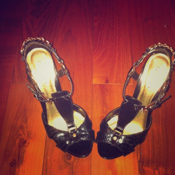 👠Paprika black sexy shoes 👠