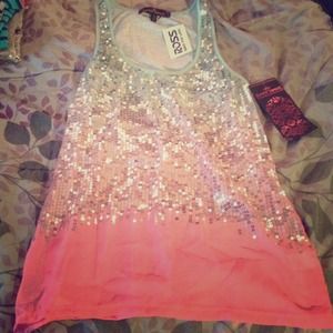 Ombré sequin shirt!