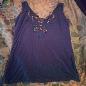 Embellished tank top