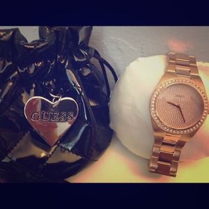 GUESS watches , Gold rose color