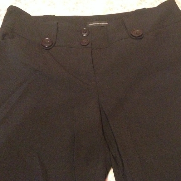 Express black editor Capri pants