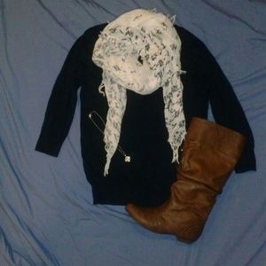 A&F floral scarf