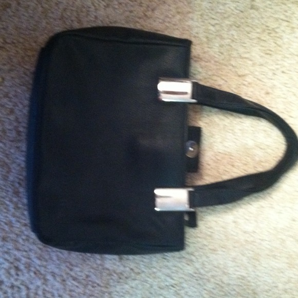 Black leather Capezio purse!