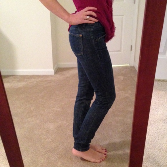 Sold*****Dark wash skinny jeans