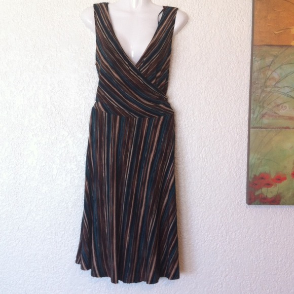 CONNECTED Apparel Crossed Top Dress