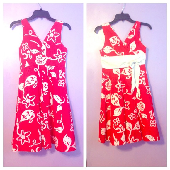 Red/Orange Girls Dress Size 12