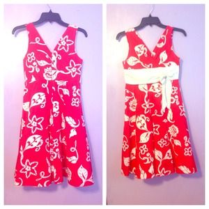 Red/Orange Girls Dress Size 12