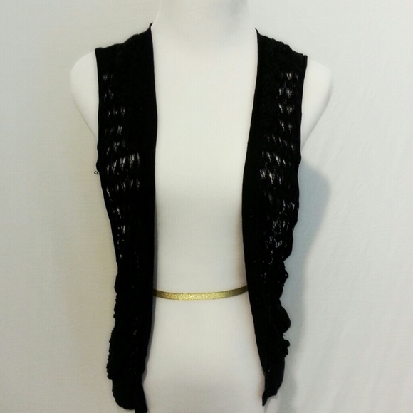 SOLD Bcbg max azria crochet vest - Picture 3 of 4