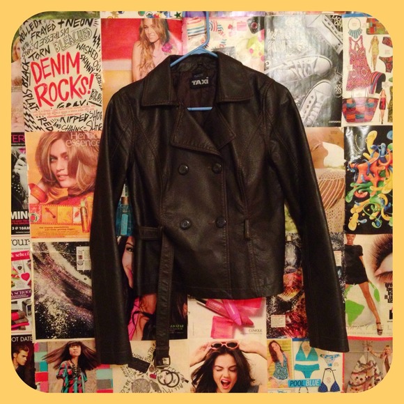 Jackets & Blazers - Dark Brown Faux Leather Jacket