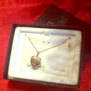 Heart locket 14kt gold filled