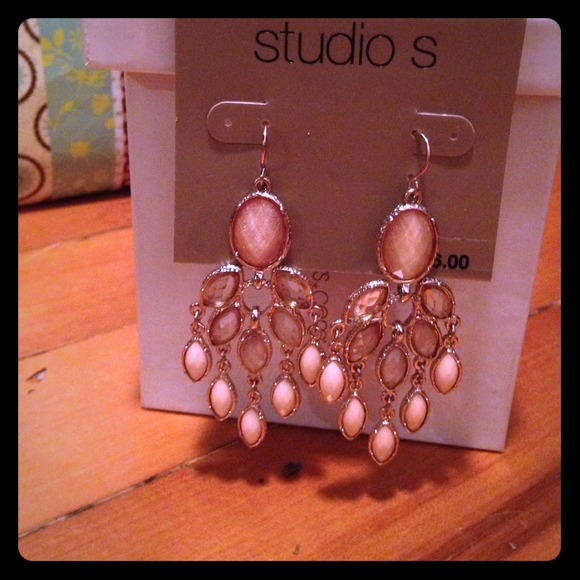 Pink Chandelier Earrings