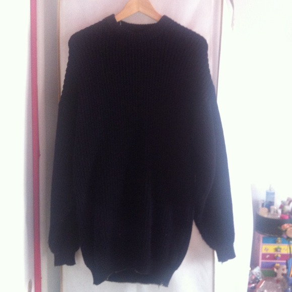 Chunky Navy Sweater