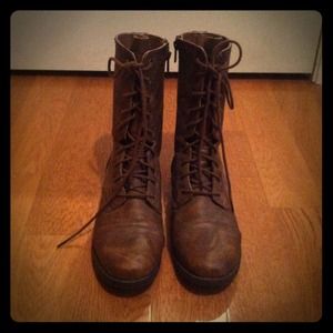 Charlotte Russe combat boots