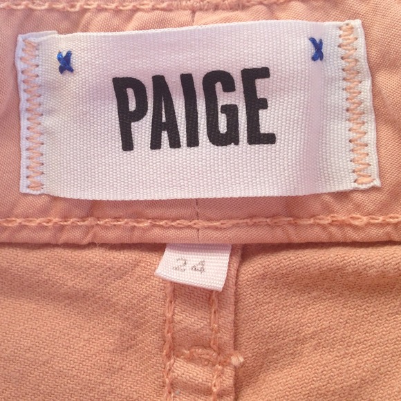 Paige Jeans Jeans - Paige High Waisted Peach Shorts! Paige Jeans Jeans - Paige High Waisted Peach Shorts!