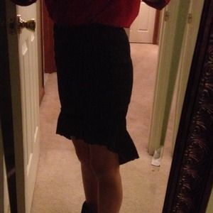Slightly high low skirt