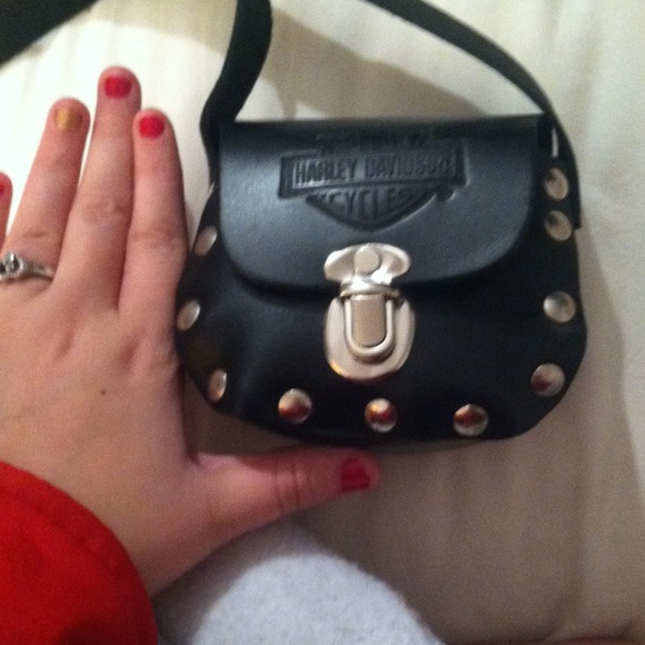 Black Harley Davidson cross body