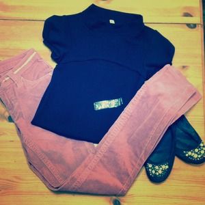 Sold!!! Skinny Pink corduroy pants