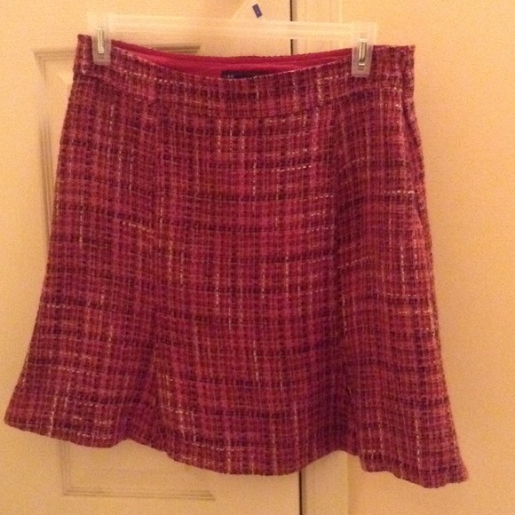 Pink Tweed Skirt
