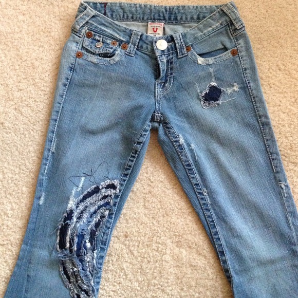 AUTHENTIC  True Religion JOEY BIG T size 26 - Picture 3 of 4