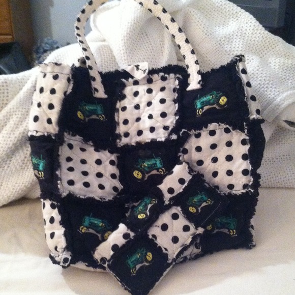 Hand made John Deer Bag and wallet!