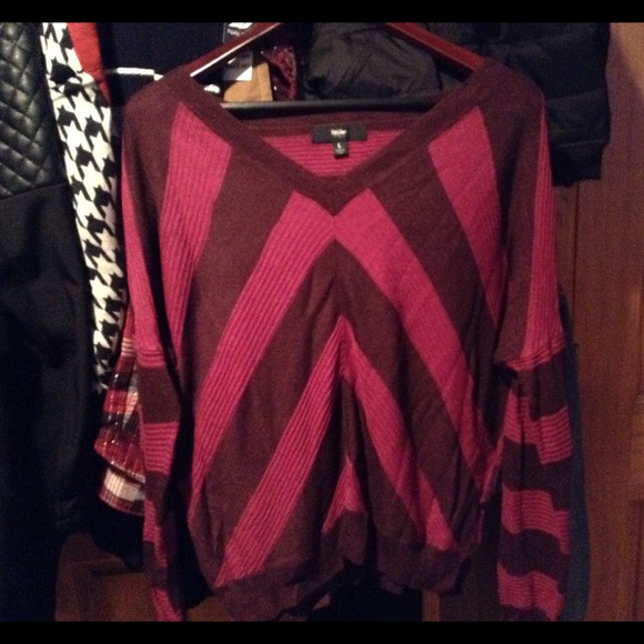 PURPLE AND LIGHT PURPLE DOLMAN SWEATER super soft
