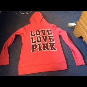V.s pink zip up