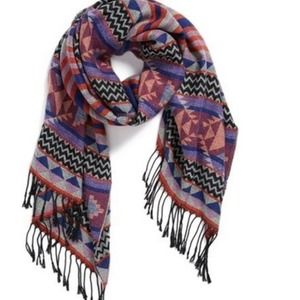 Nordstrom BP Southwestern Fringe Scarf!😍