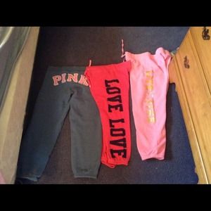 Pink v.s sweatpants