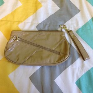 Aldo cream clutch