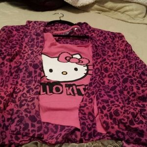 Never been used Hello kitty top and blazer pair.