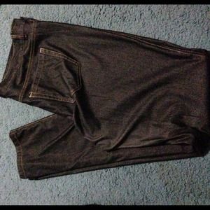 Dark Wash Jean Leggings