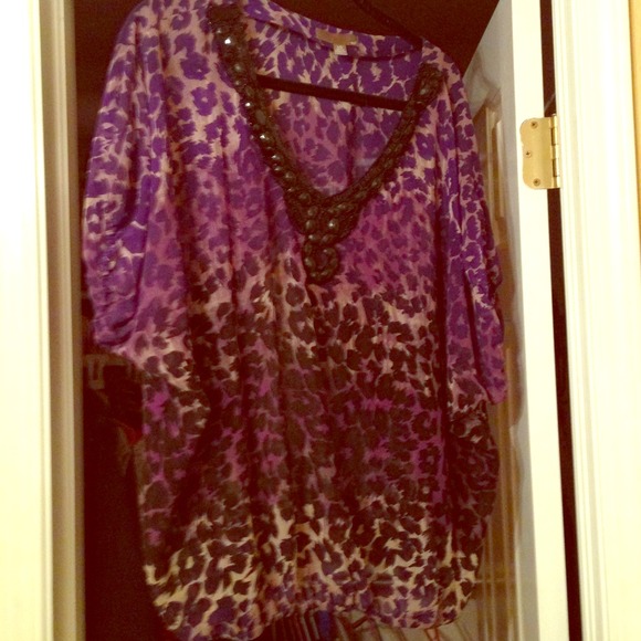 Forever 21 beaded flown top