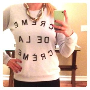 🎉🎊HOST PICK 🎊🎉 Crème de la Crème sweater