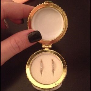 🎁 gold diamond earring gift set 🎁