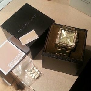 SOLD..Authentic Gold Michael Kors Watch
