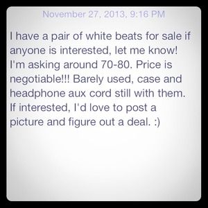 Beats by dre!! Still work perfectly.