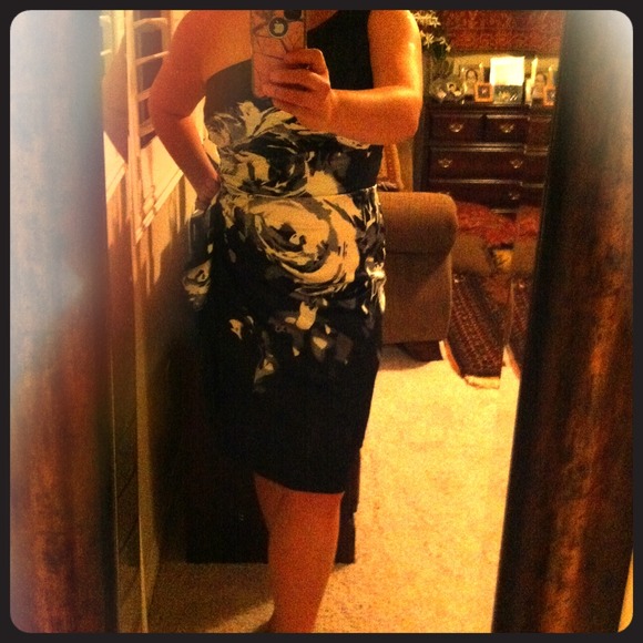 NWOT One shoulder cocktail dress