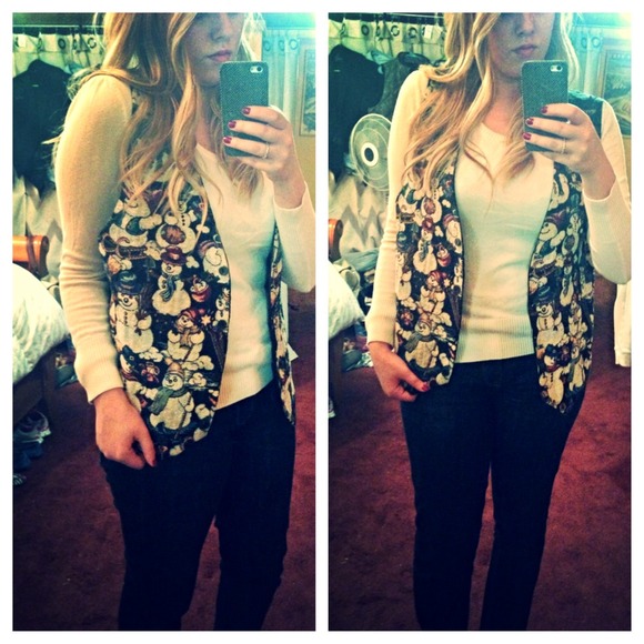 "Ugly Christmas sweater Vest!"