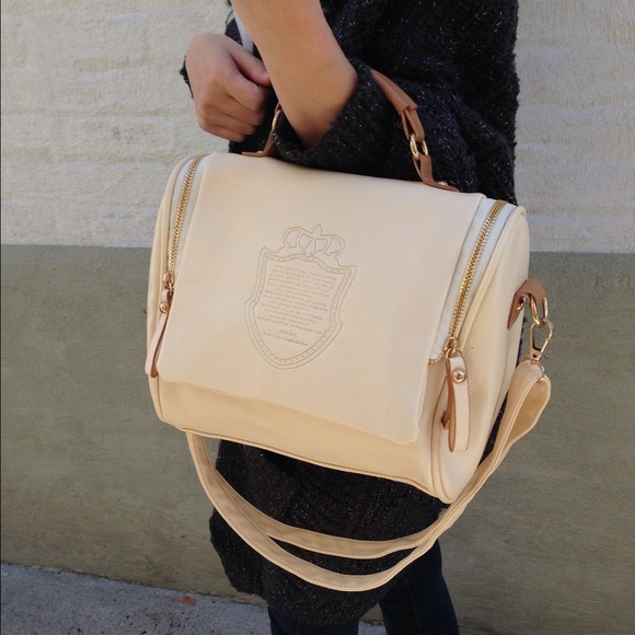 Handbags - Leather top handle/cross body/shoulder bag