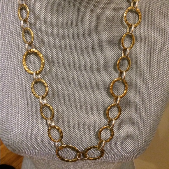 Long silver and gold chain necklace -Nordstrom