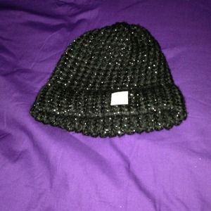 Brand-new black sparkly hat