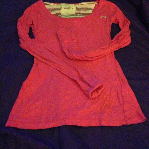Never worn pink Hollister top