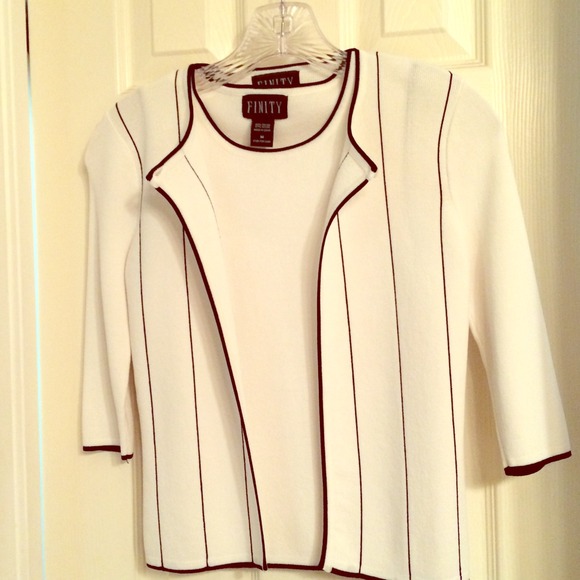 Reduced❗️Black & white sweater set
