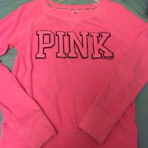 Pink crew neck