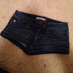 Short denim shorts