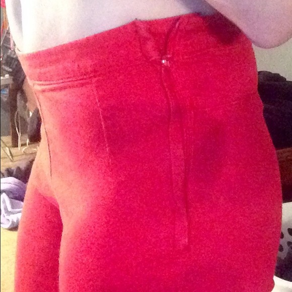 RESERVED Red Highwaisted pants from H&M - Picture 2 of 4